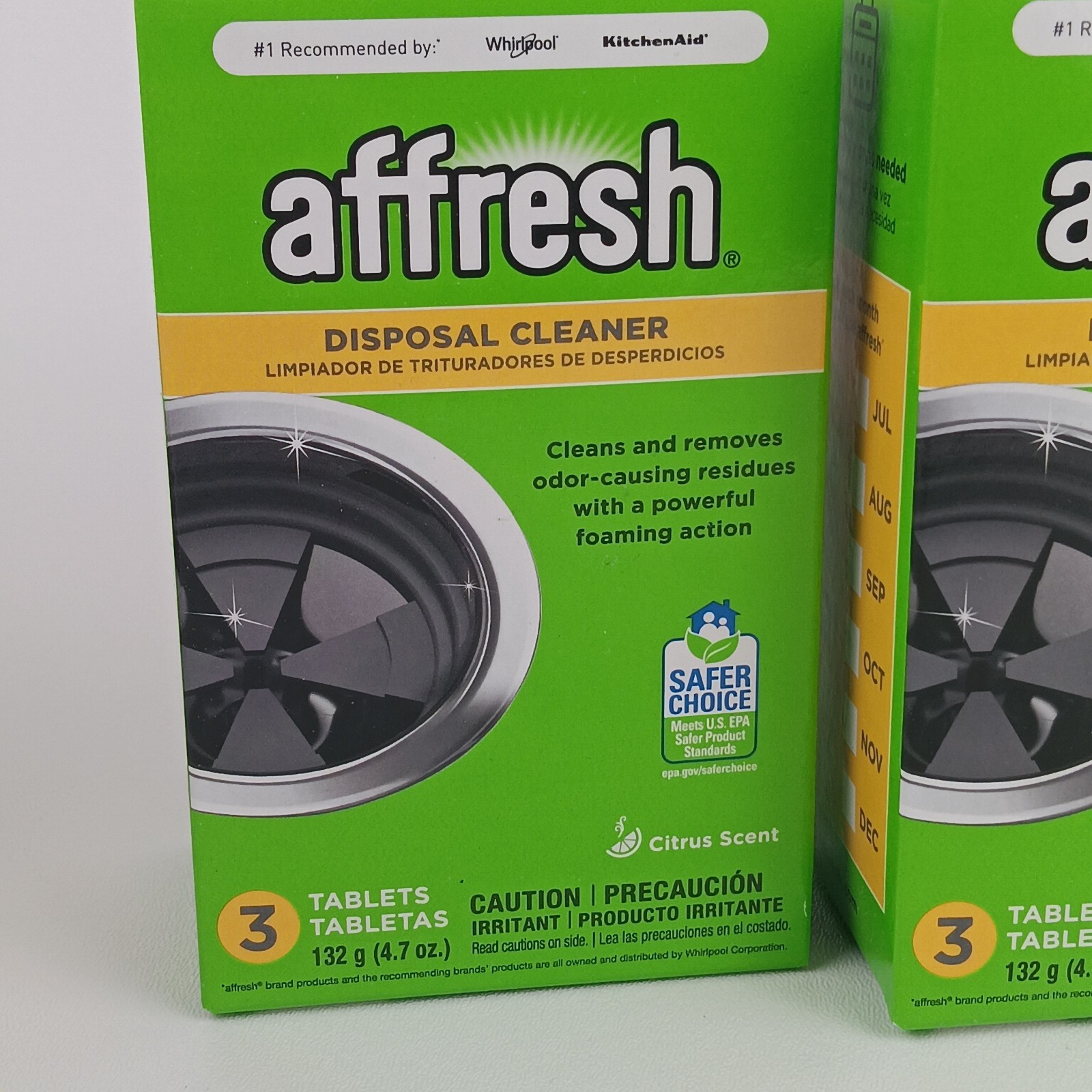 Affresh Garbage Disposal Cleaner, Removes Odor-Causing Residues LOT OF 3