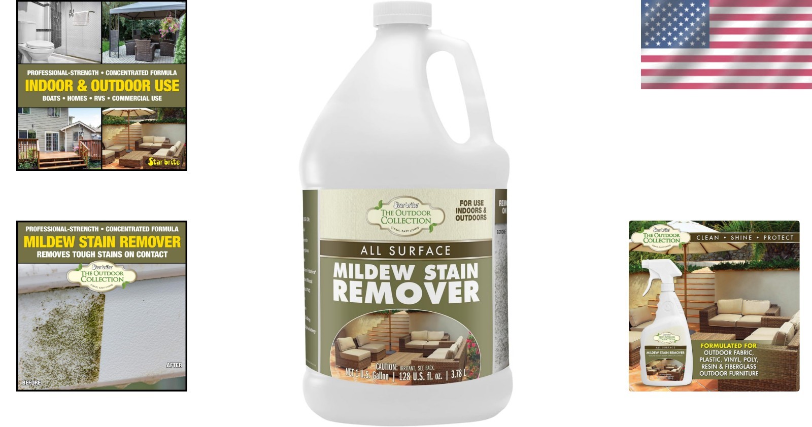 Quick-Acting Outdoor Furniture Cleaner – 1 Gallon