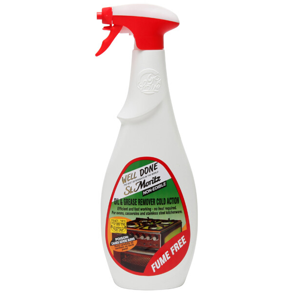 Set of 2: WELL DONE St. Moritz Oil & Grease Remover Cold Action – 27 Oz (750 ml)