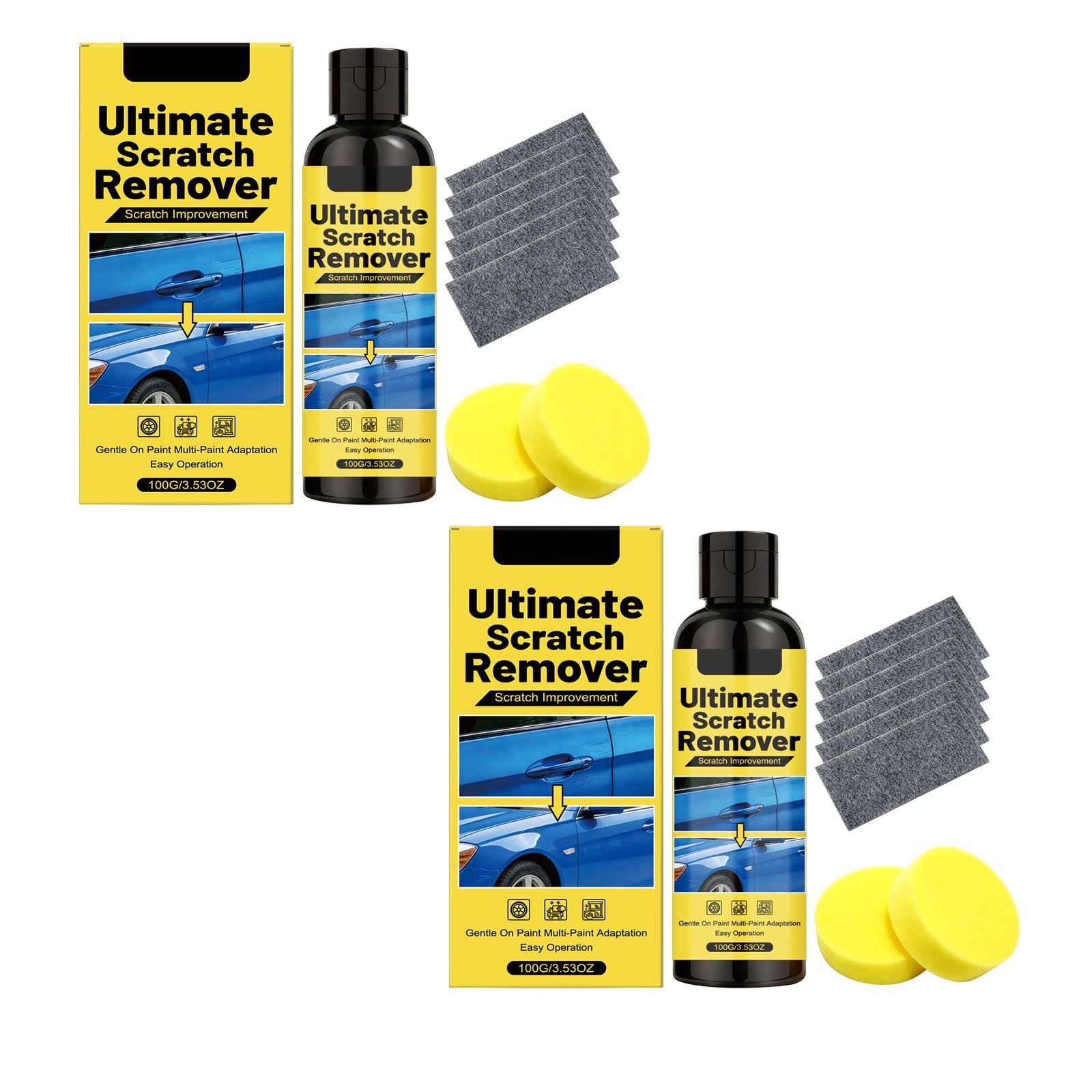 Car Scratch Repair Kit Nano Cloth Wipe off Abrasion Scratches Restore Original P