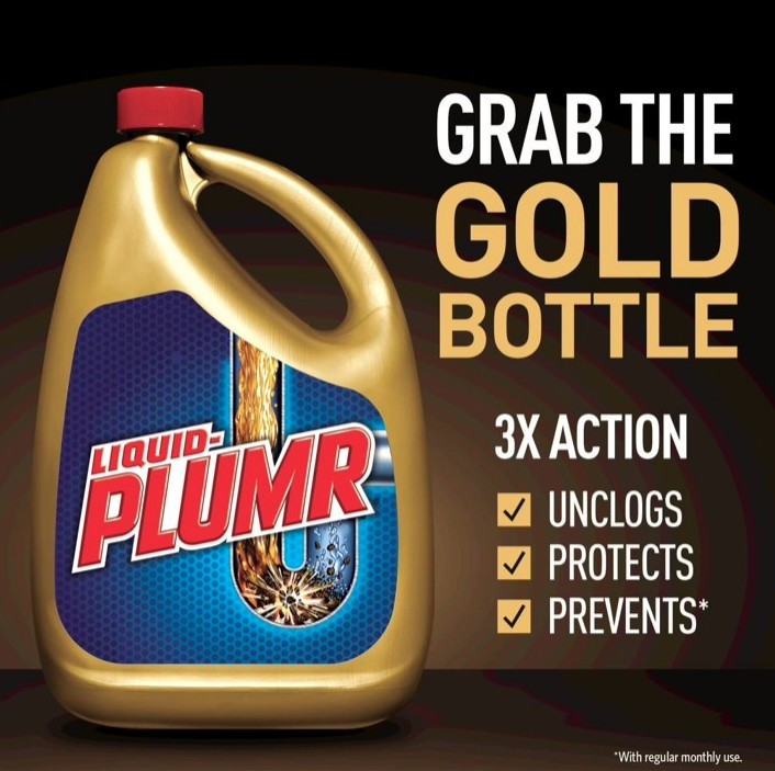 Liquid-Plumr Pro-Strength Full Destroyer Plus PipeGuard, 32 oz Bottles – 2 pack