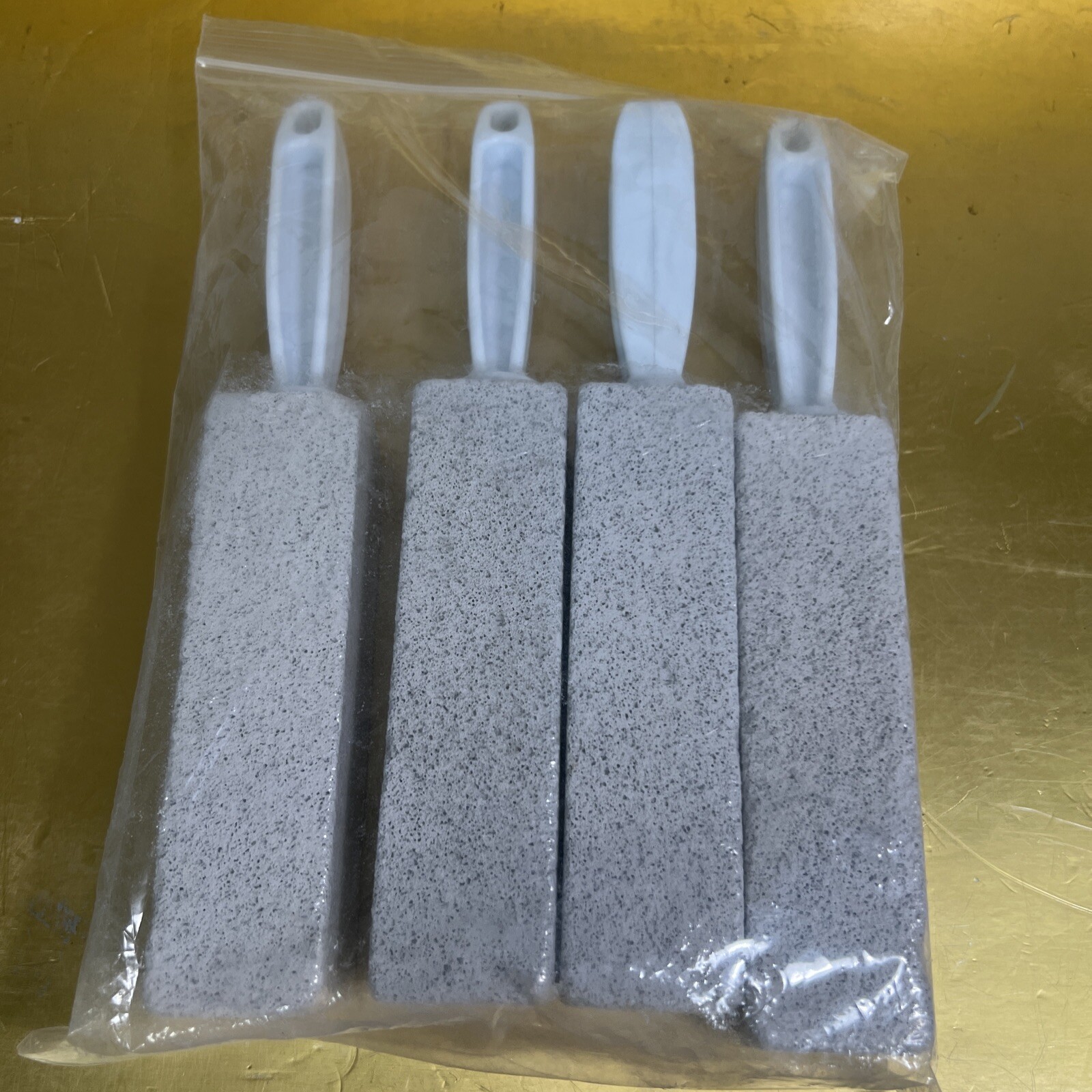Pumice Cleaning Stone with Handle Toilet Bowl Cleaner Hard Water Ring Remover 4