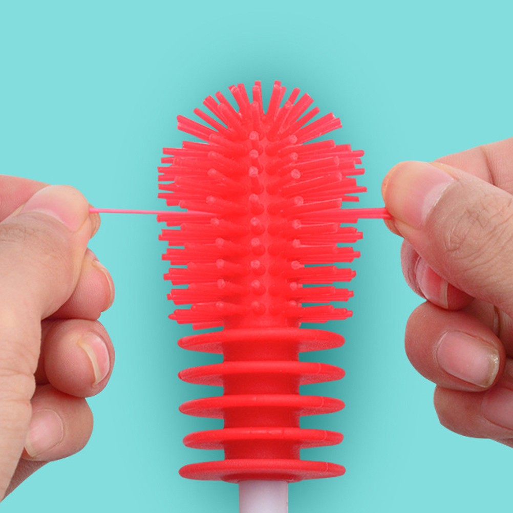 Bottle Scrubber Silicone for Kitchen Utensils Parents Homeowners 1Set