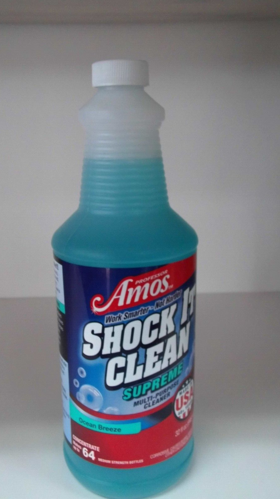 Prof Amos Shock It Clean Supreme Multipurpose Cleaner Concentrate Ocean Breeze