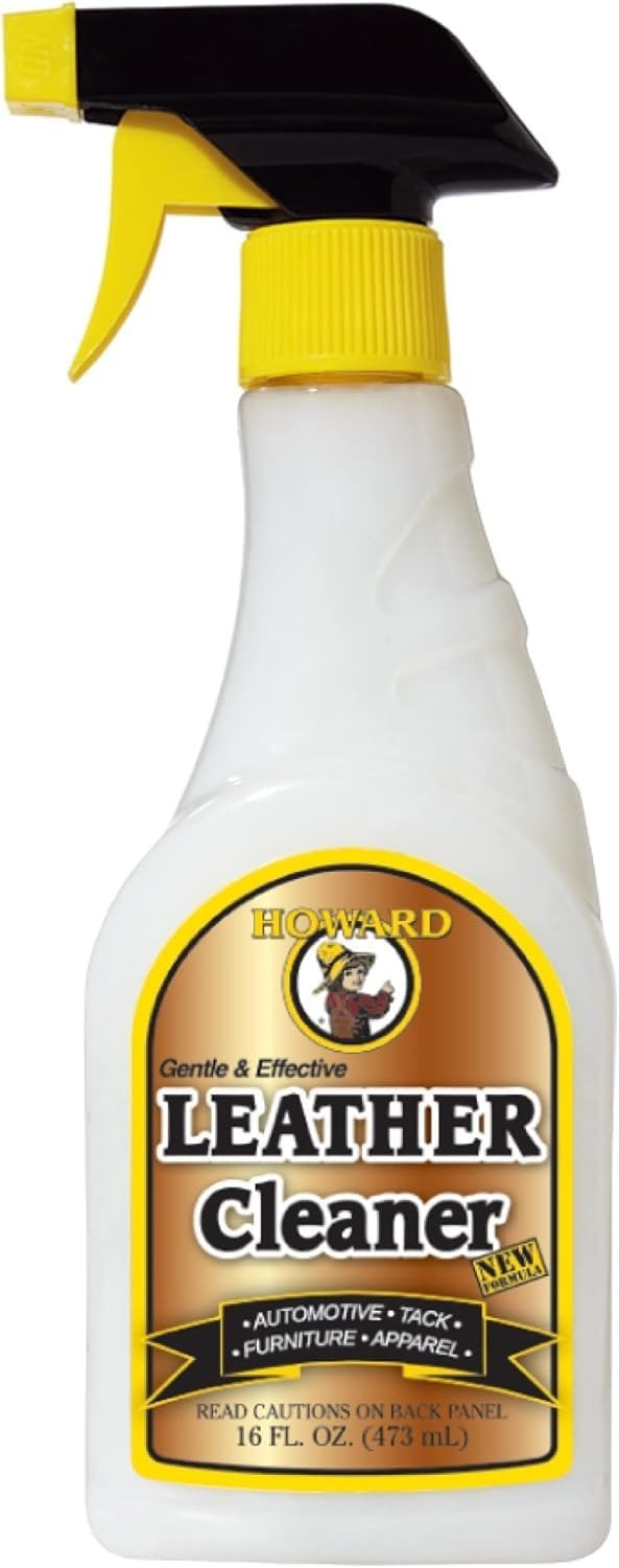 Howard Products LTC016 Leather Cleaner, 16 oz, 16 Fl Oz (Pack of 1), White