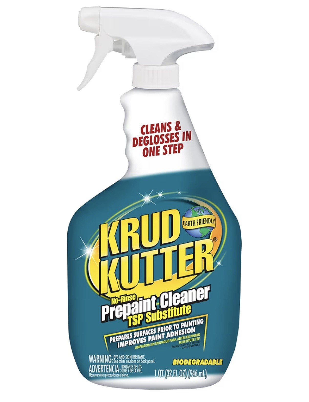 32 Oz No Rinse Pre Paint Cleaner For All Surfaces Removes Stains Safe Non Toxic