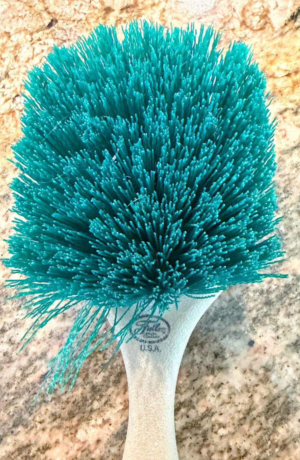 Fuller Brush chemical resistant 9 inch handle green bristles unused