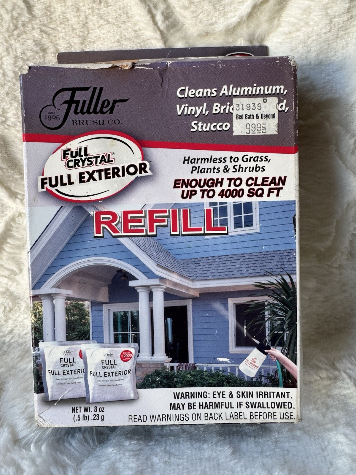 Full Exterior Refill Kits-Crystal Powder Outdoor Cleaner Packets Non-Toxic, 2 Pk