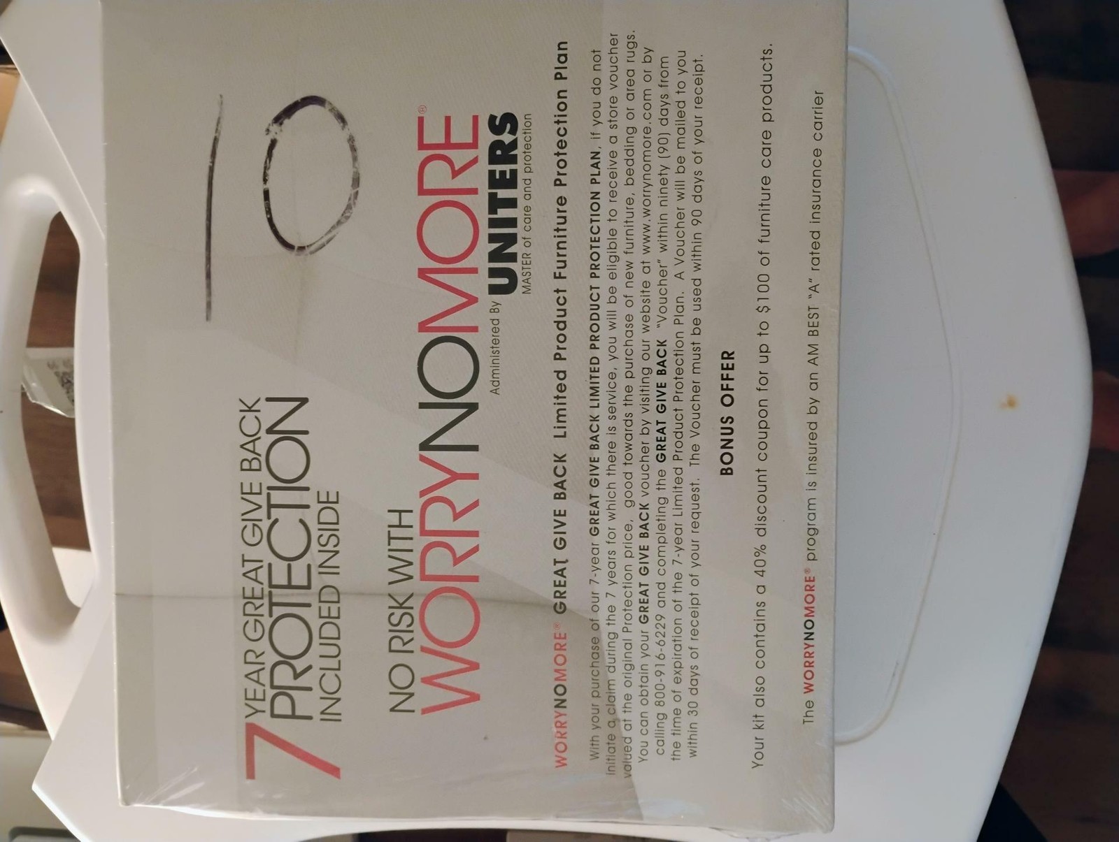 WorryNoMore Leather Microfiber Wood Furniture Care Cleaner Kit – New