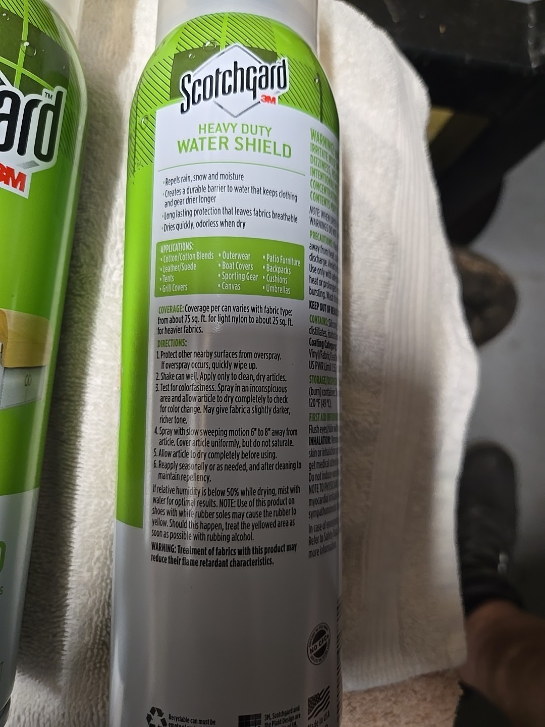 2 Pack Scotchgard Outdoor Water Shield, Water Repellent Spray for Outdoor 13 oz
