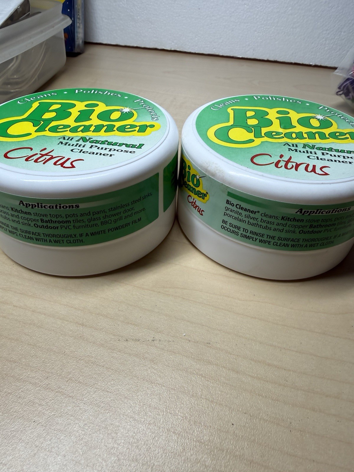 Bio Cleaner All Natural Multi-Purpose CITRUS Cleaner 10.5 Oz W/Sponge Bundle 2
