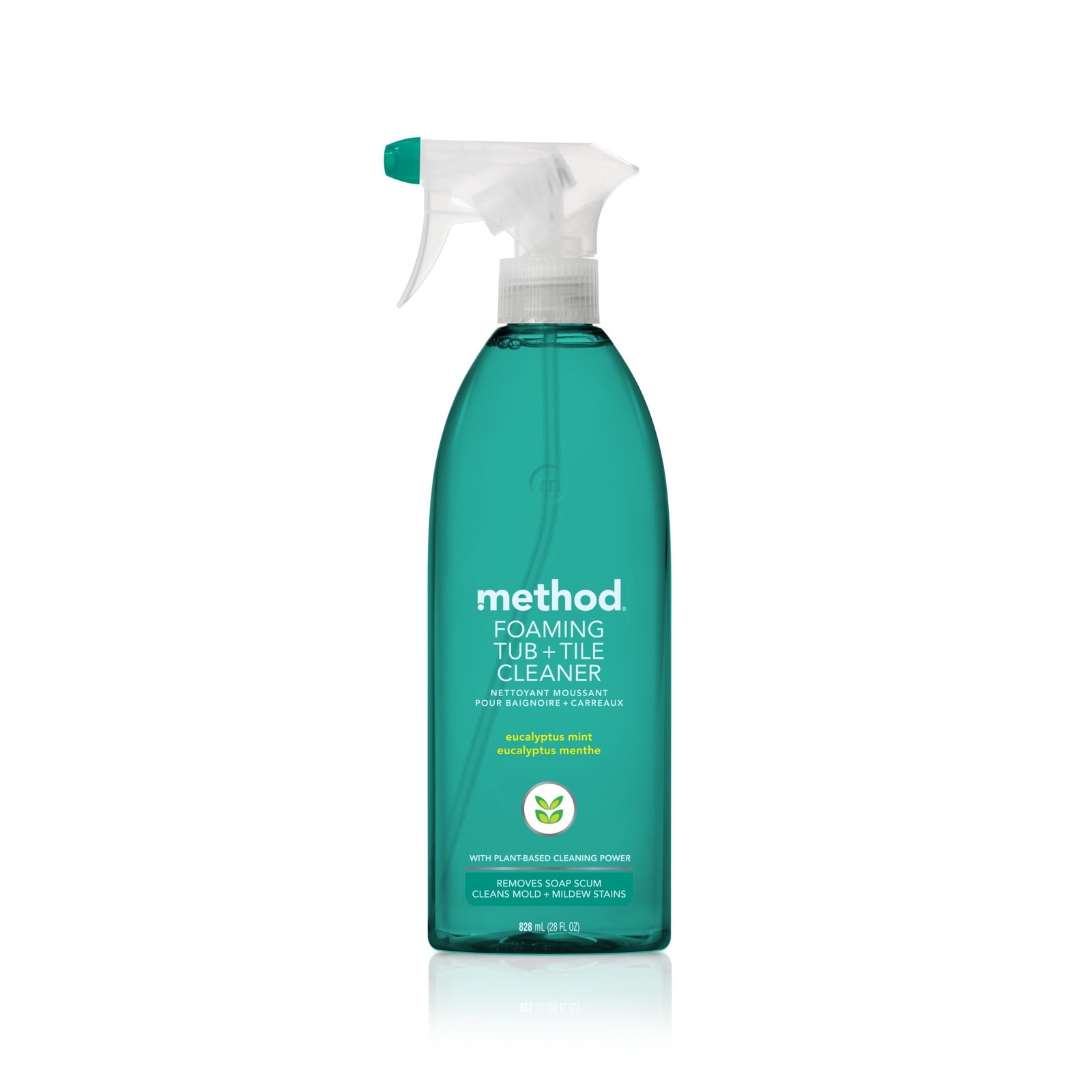 (4 pack) Eucalyptus Mint Foaming Bathroom Cleaner, 28 Fl Oz