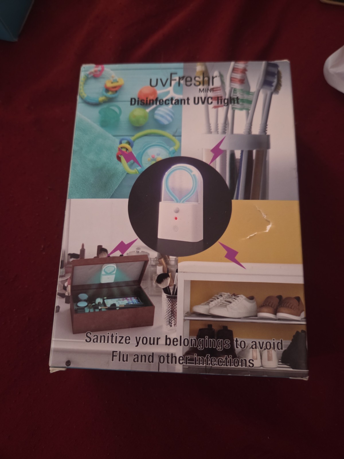 Uvfreshr Disinfectant Uvc Light Sanitizer Kills Germs