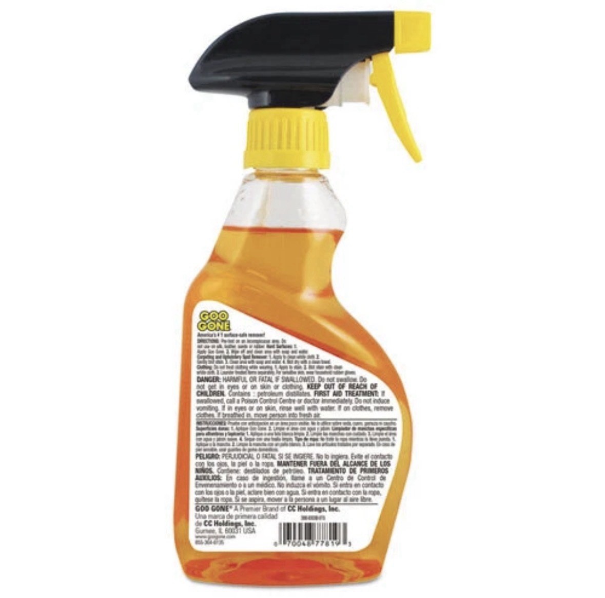 Goo Gone Spray Gel 12 Oz Fresh Citrus Scent (2 Bottles)