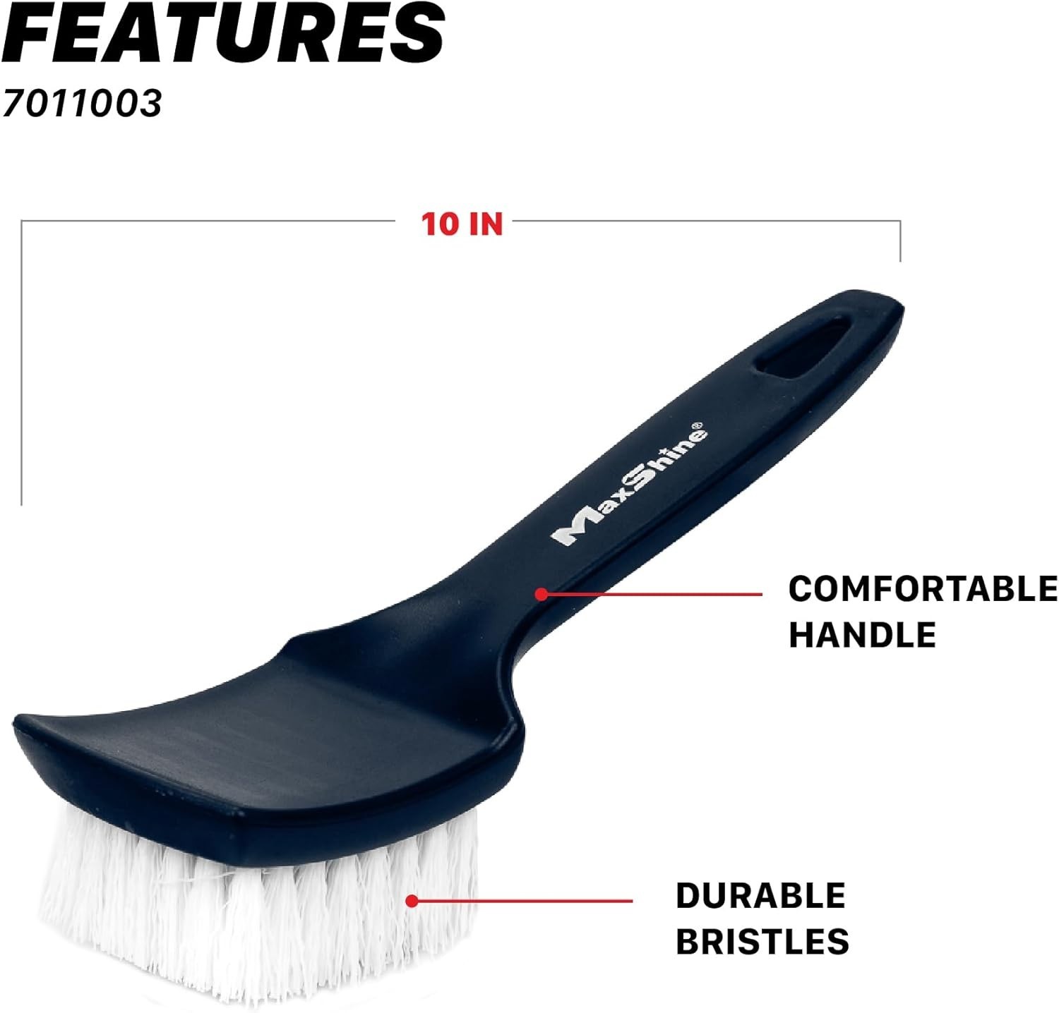 Universal All-Purpose Cleaning Brush – Long-Handled Stiff Bristle & Lightweight