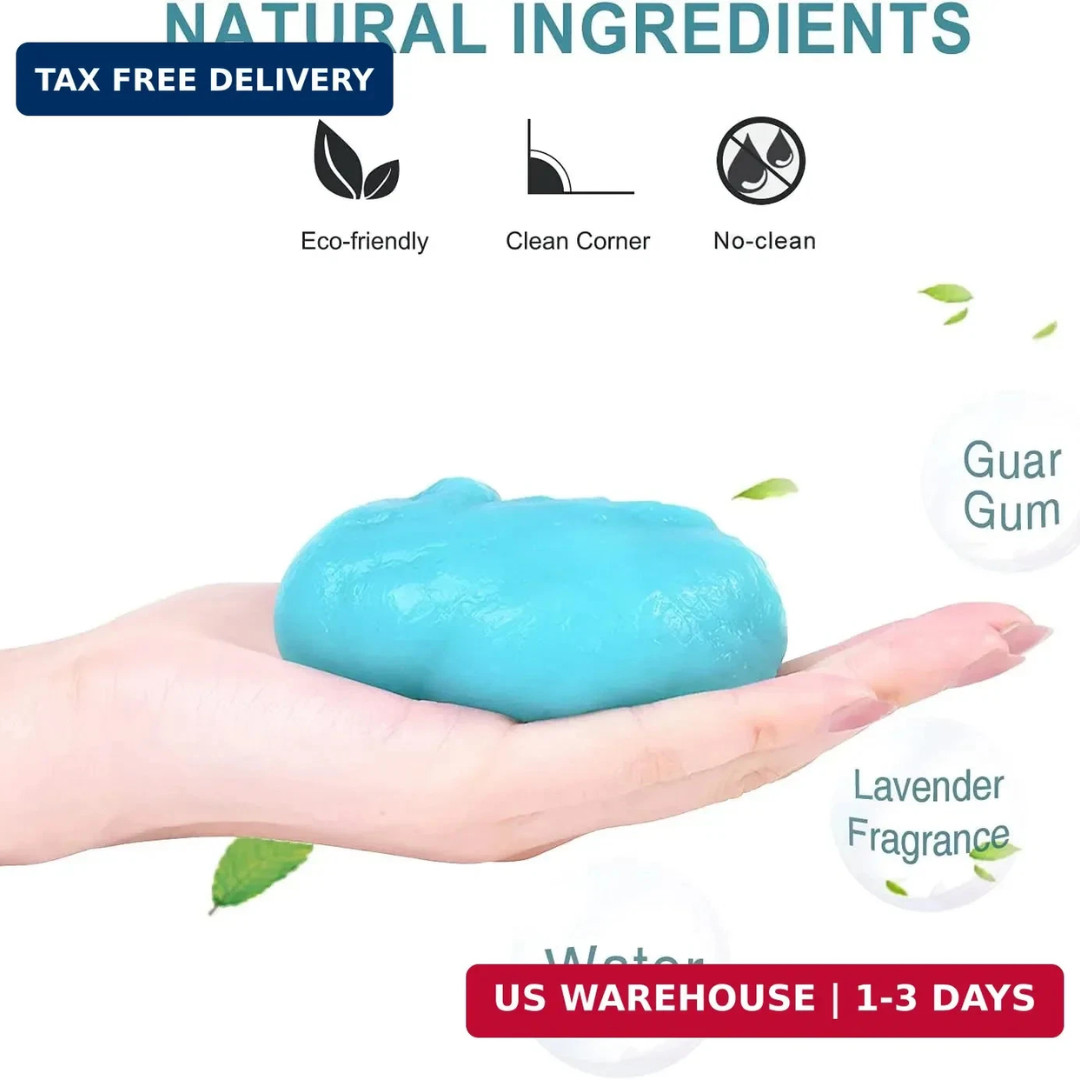2 Packs Cleaning Gel for Car Detailing Putty Car Vent Cleaner Cleaning Putty Gel