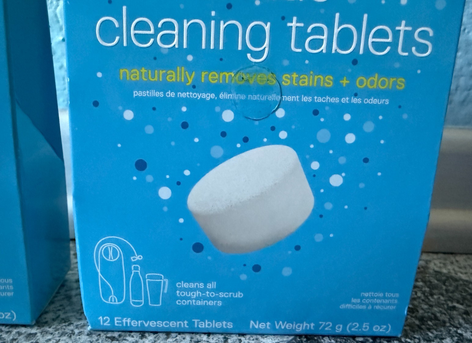 BOTTLE BRIGHT 2-Pack (24 Tablets) Clean Stainless, Thermos, Tumblers Cleaner NEW