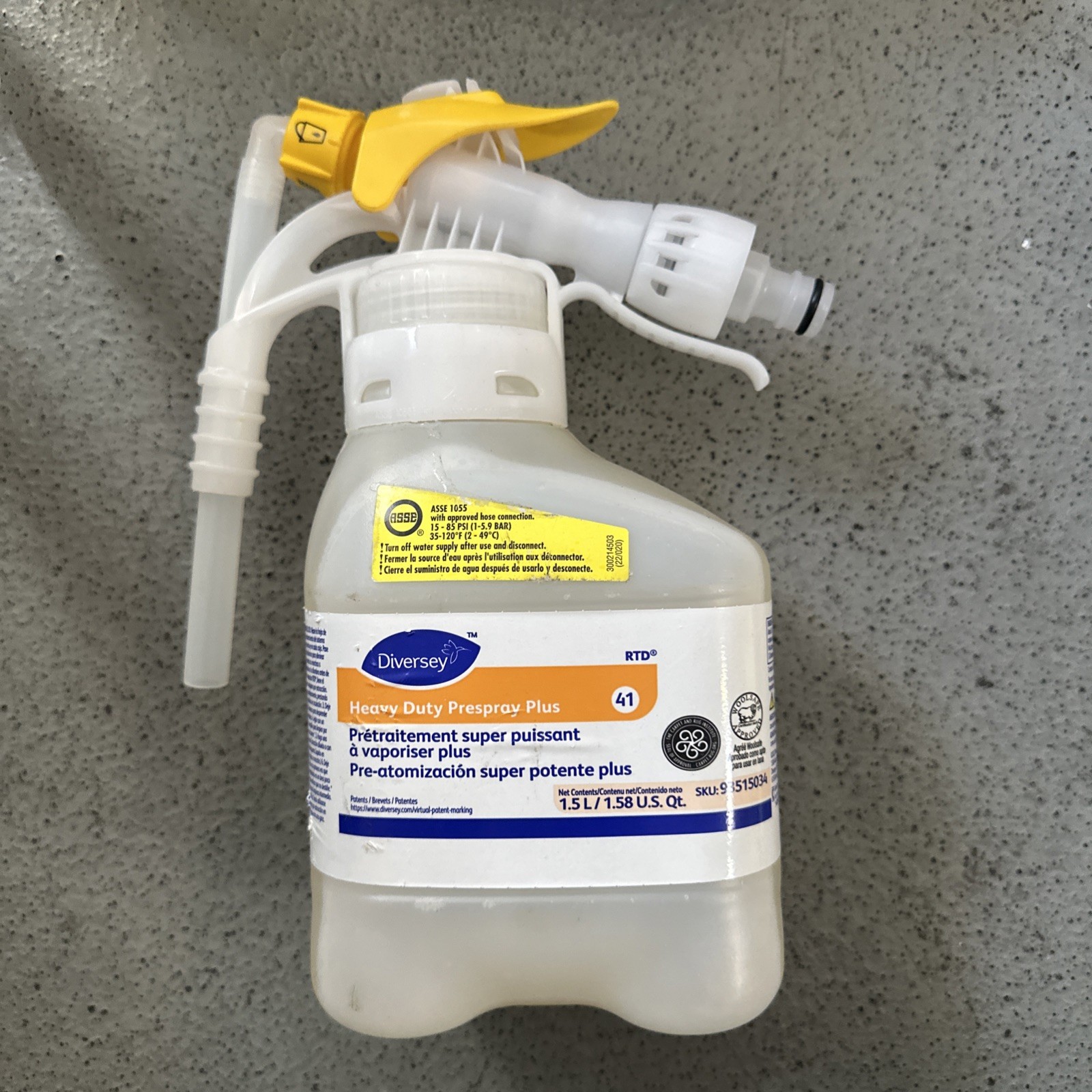 Diversey Floor Care Heavy Duty Pre-Spray See Pic For More Details