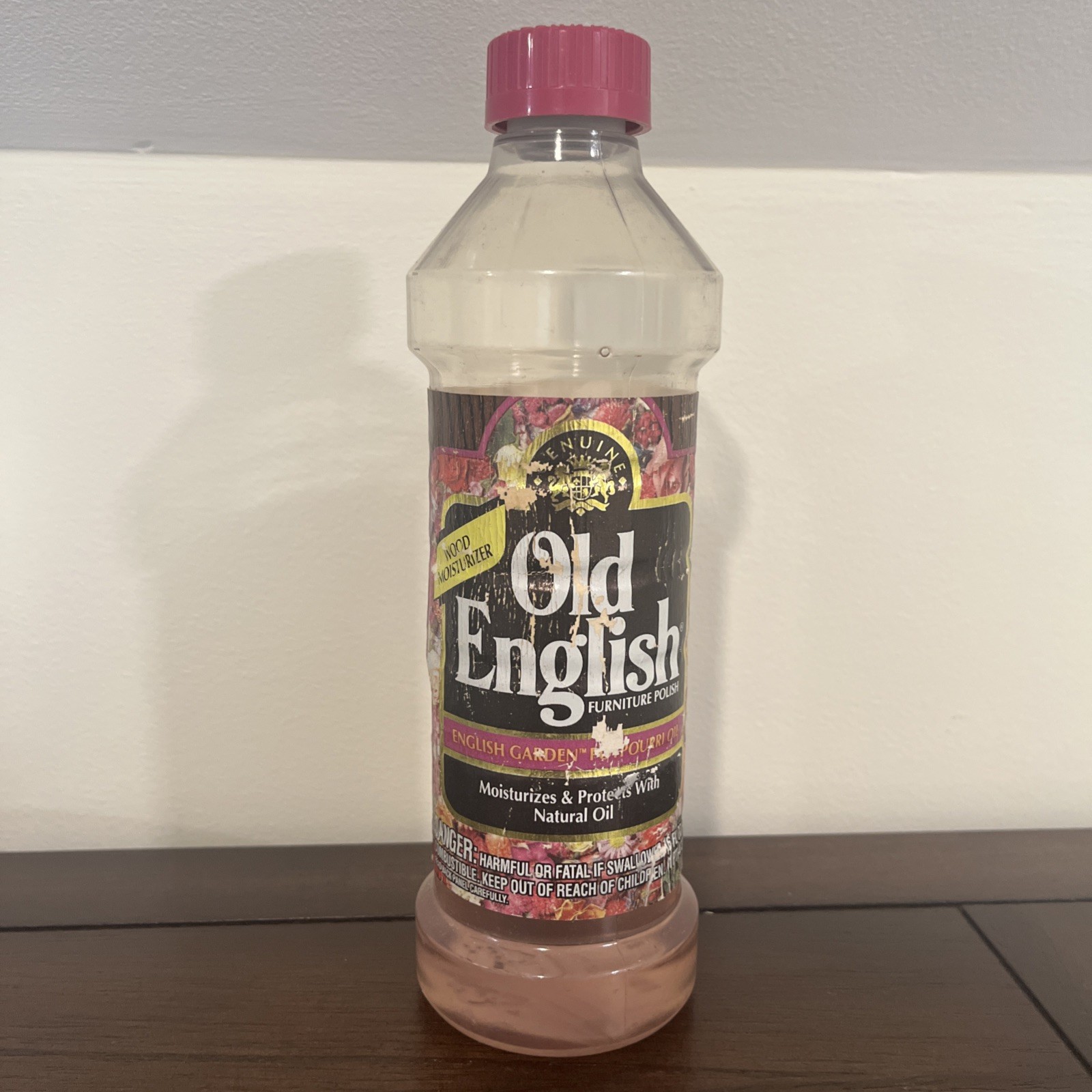 Vintage Old English Potpourri Furniture Polish 16 oz Purple – 50% Full HTF RARE
