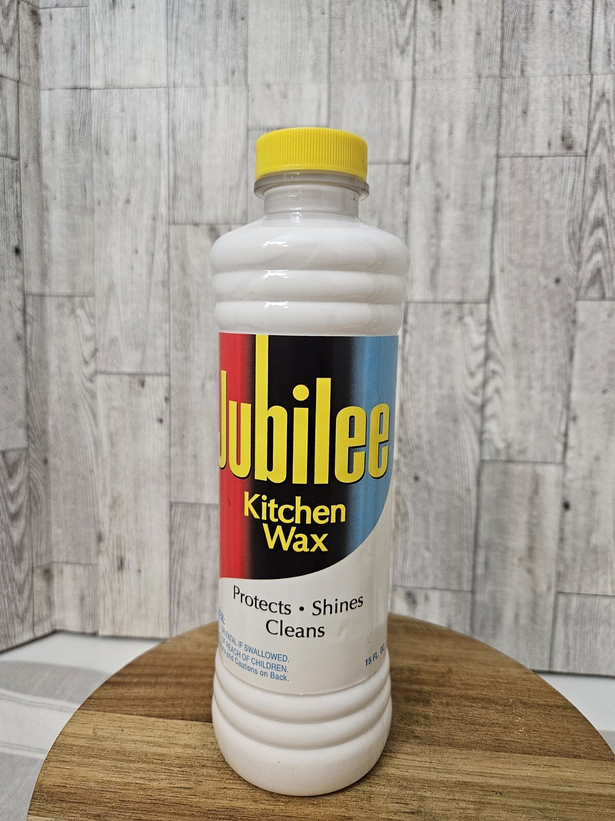 Jubilee Kitchen Wax Liquid Protects Shines Cleans 15 oz 95% Full