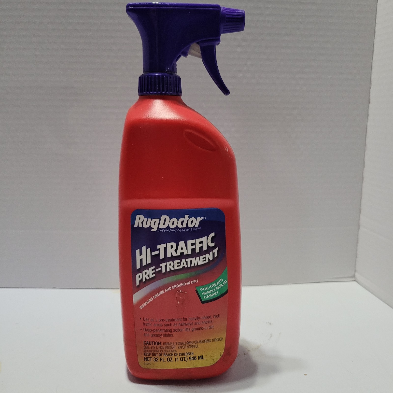 Rug Doctor Hi Traffic Pre Treatment Carpet Cleaner Spray 32 Fl Oz 50%+ Full