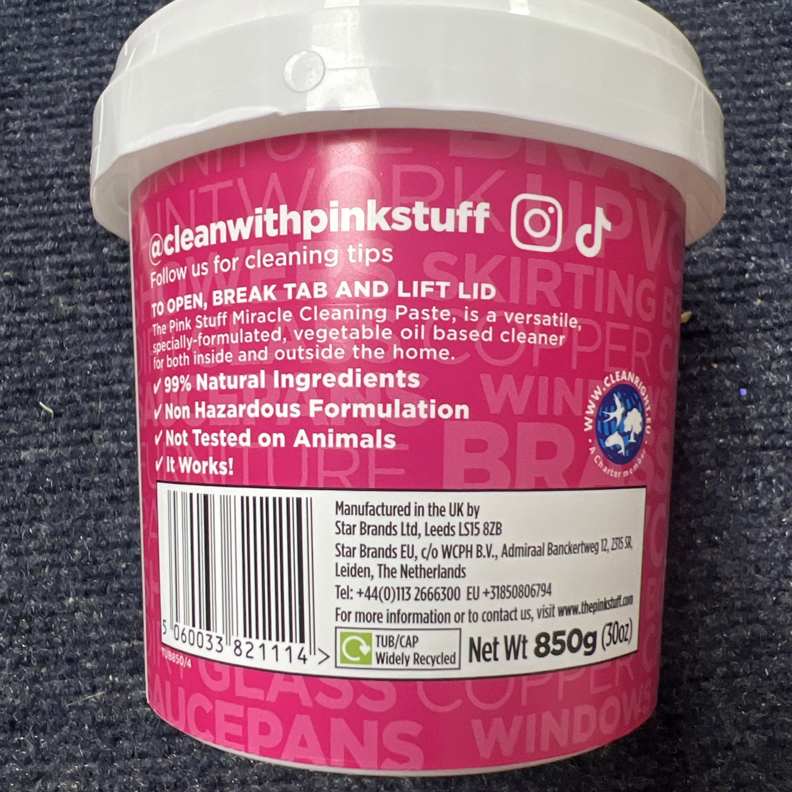 Stardrops The Pink Stuff The Miracle All Purpose Cleaning Paste 850g (30oz)