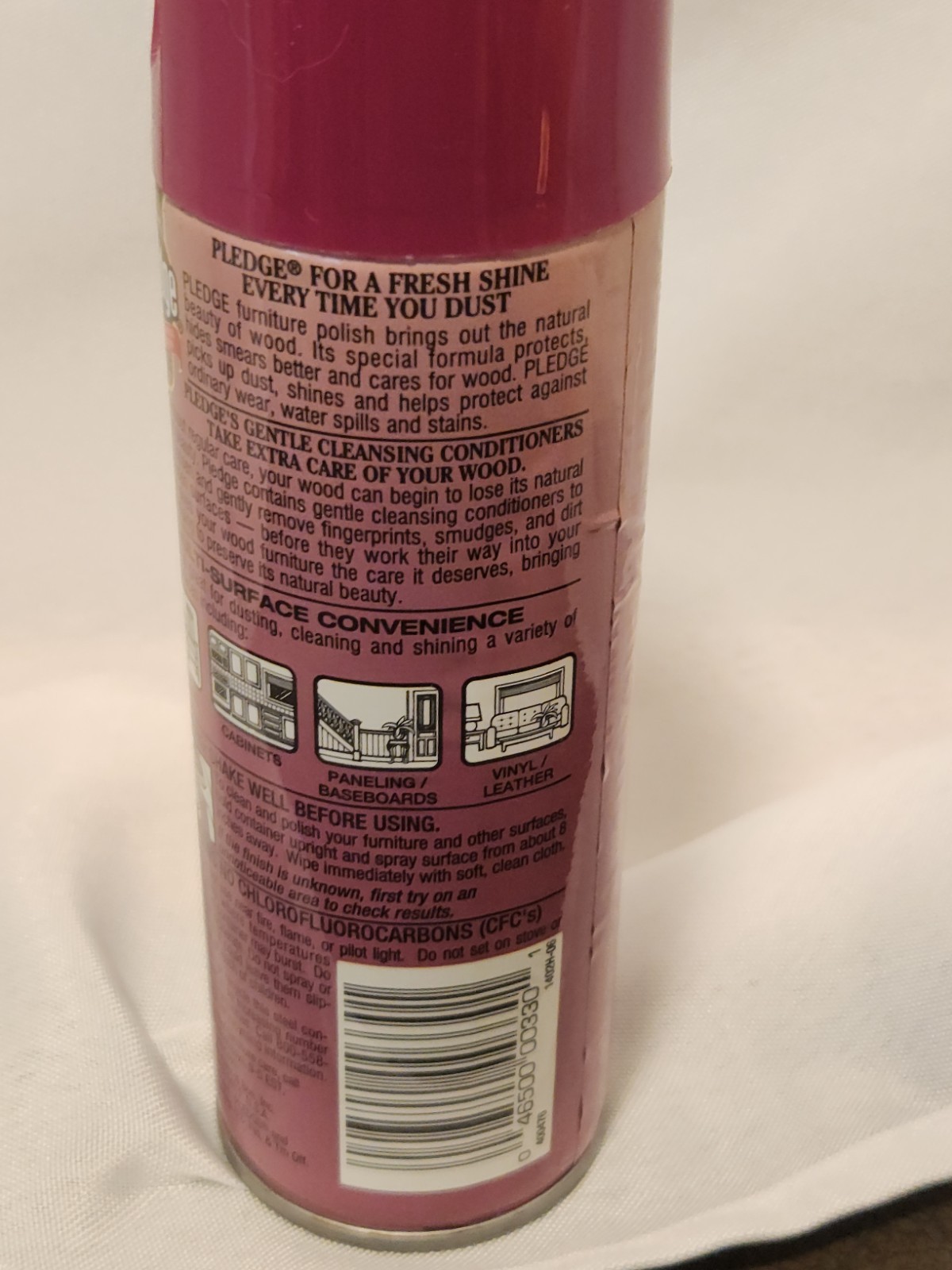 Vintage 1993 Pledge Country Garden Potpourri Furniture Polish Spray 7oz OS