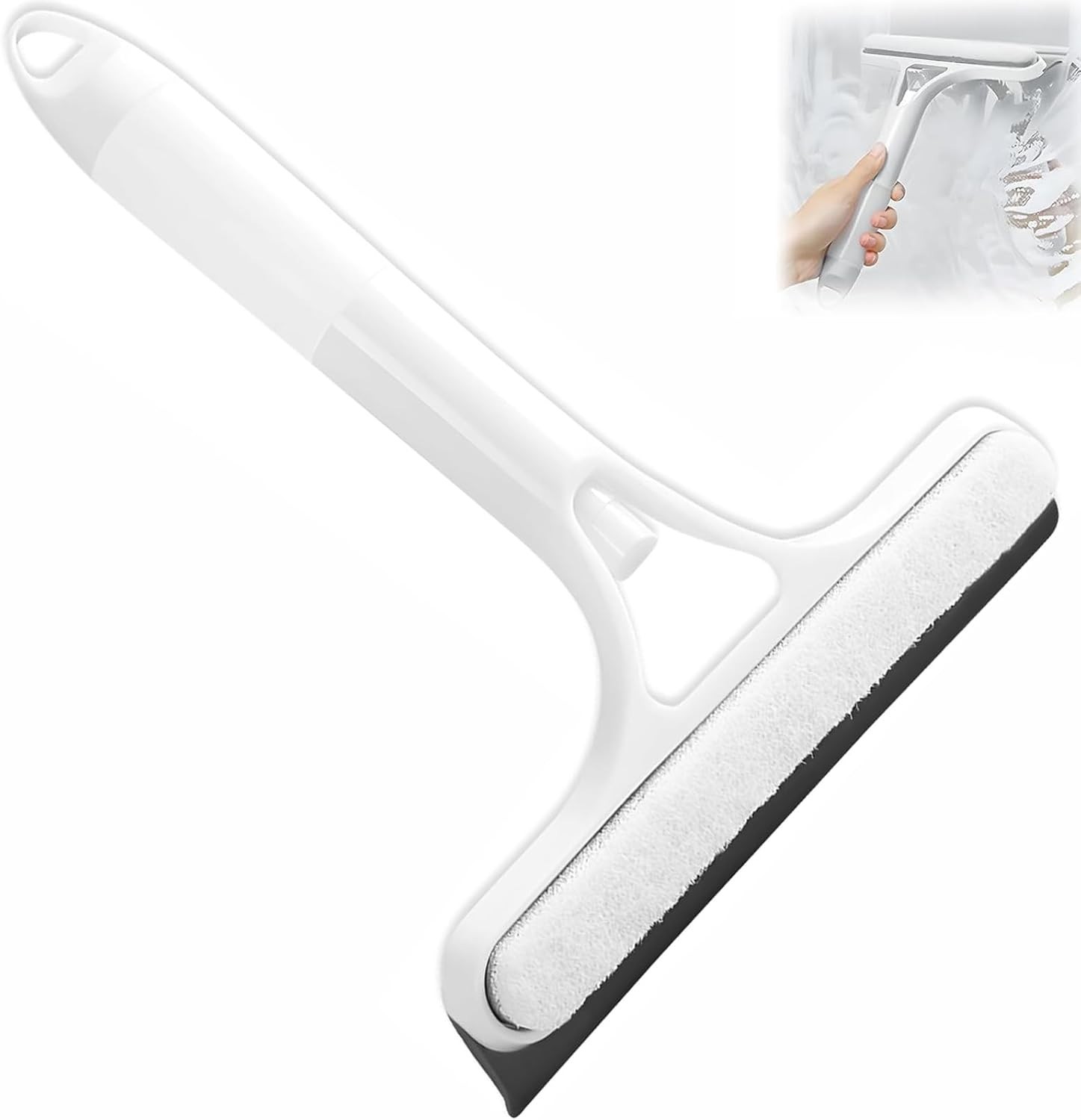 3-in-1 Glass Cleaning Multi-Tool – Spray-Equipped Window Scraper & Cleaner
