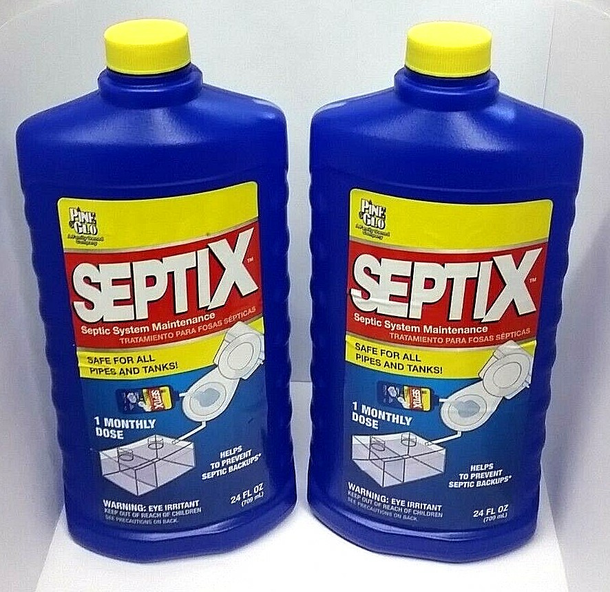 ( LOT of 2 ) Septix Treatment Septic Tanks & Systems 24 Oz each