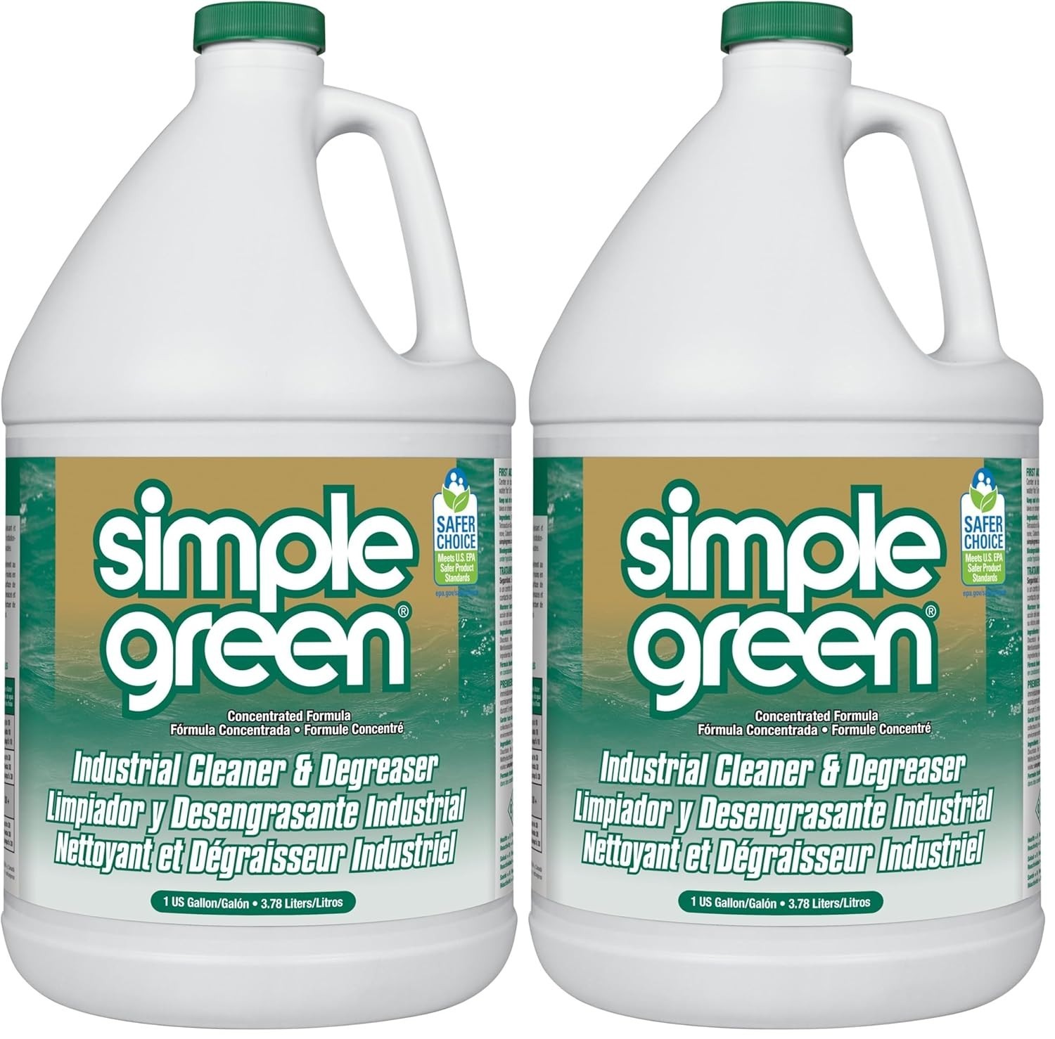 2 Gallon Pack of Industrial Strength Cleaner & Degreaser – Safe for All Surfaces