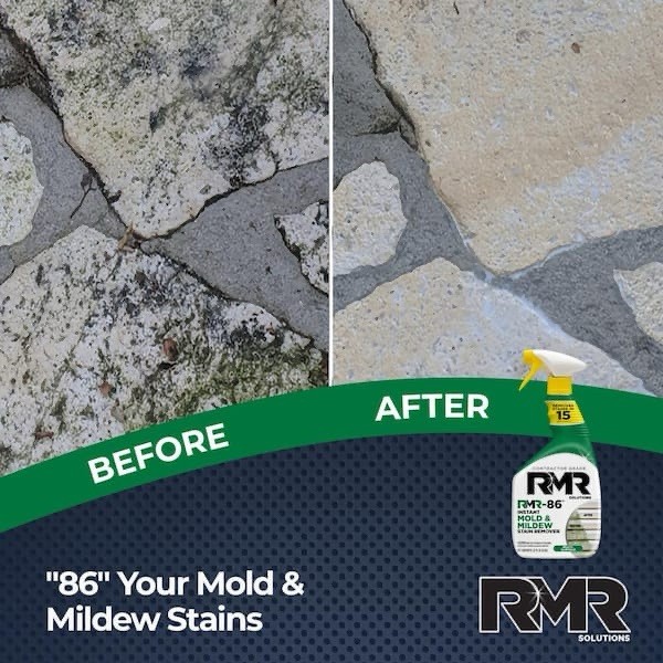 RMR-86 Instant Mold and Mildew Stain Remover Spray Scrub Free Formula 32 Fl Oz