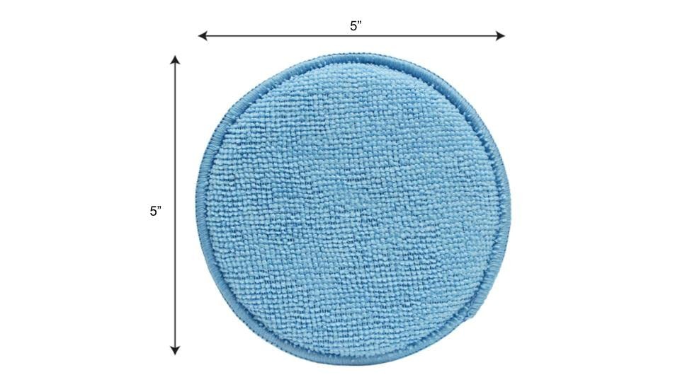 Round LintFree Microfiber Applicator Sponge Leather Conditioner Pad For Car