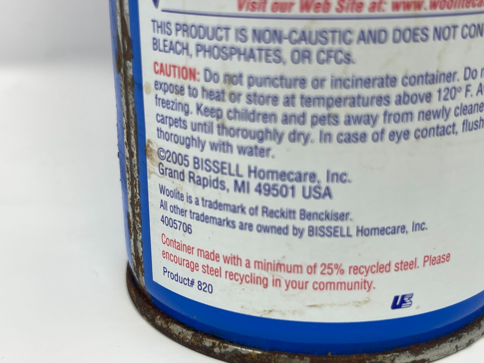 2005 Bissell Woolite Foam Carpet Cleaner HEAVY TRAFFIC w/ STAIN DEFENSE 22oz NOS