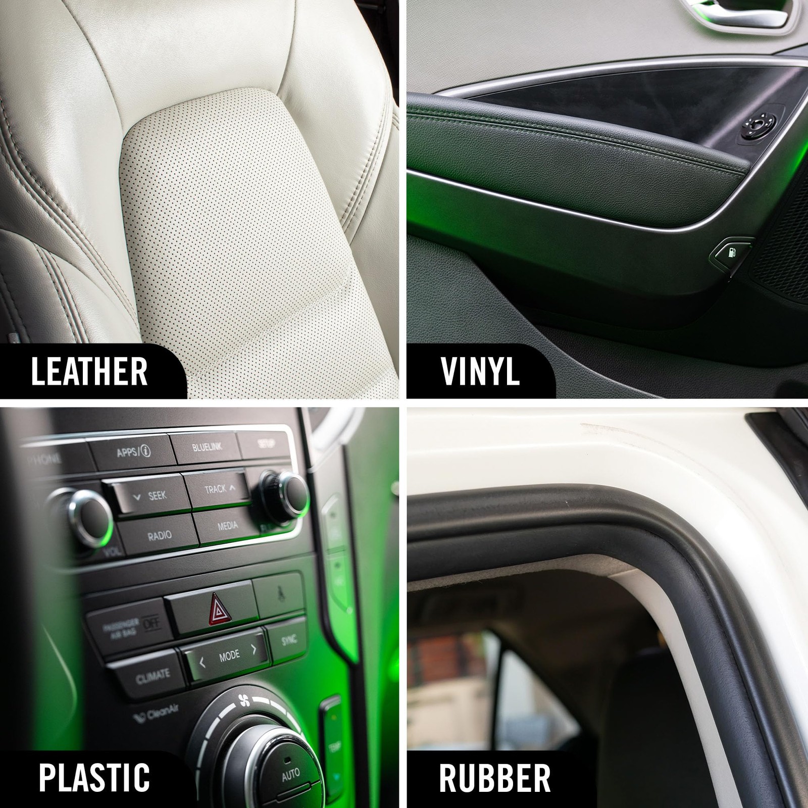 All Purpose Ceramic Interior Cleaner Protectant Leather Vinyl Plastic 16oz