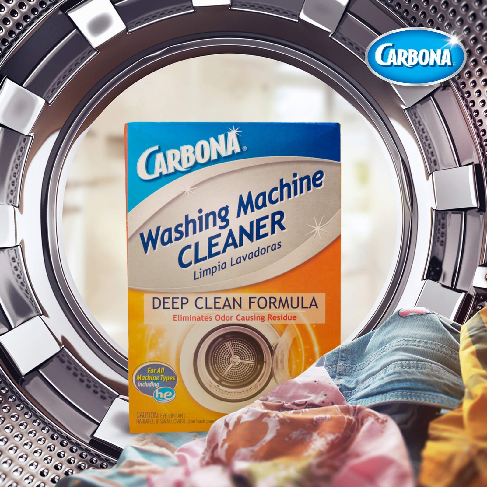 Washing Machine Cleaner Eliminates Odor Residue Cleaning Tablets 6 PCS