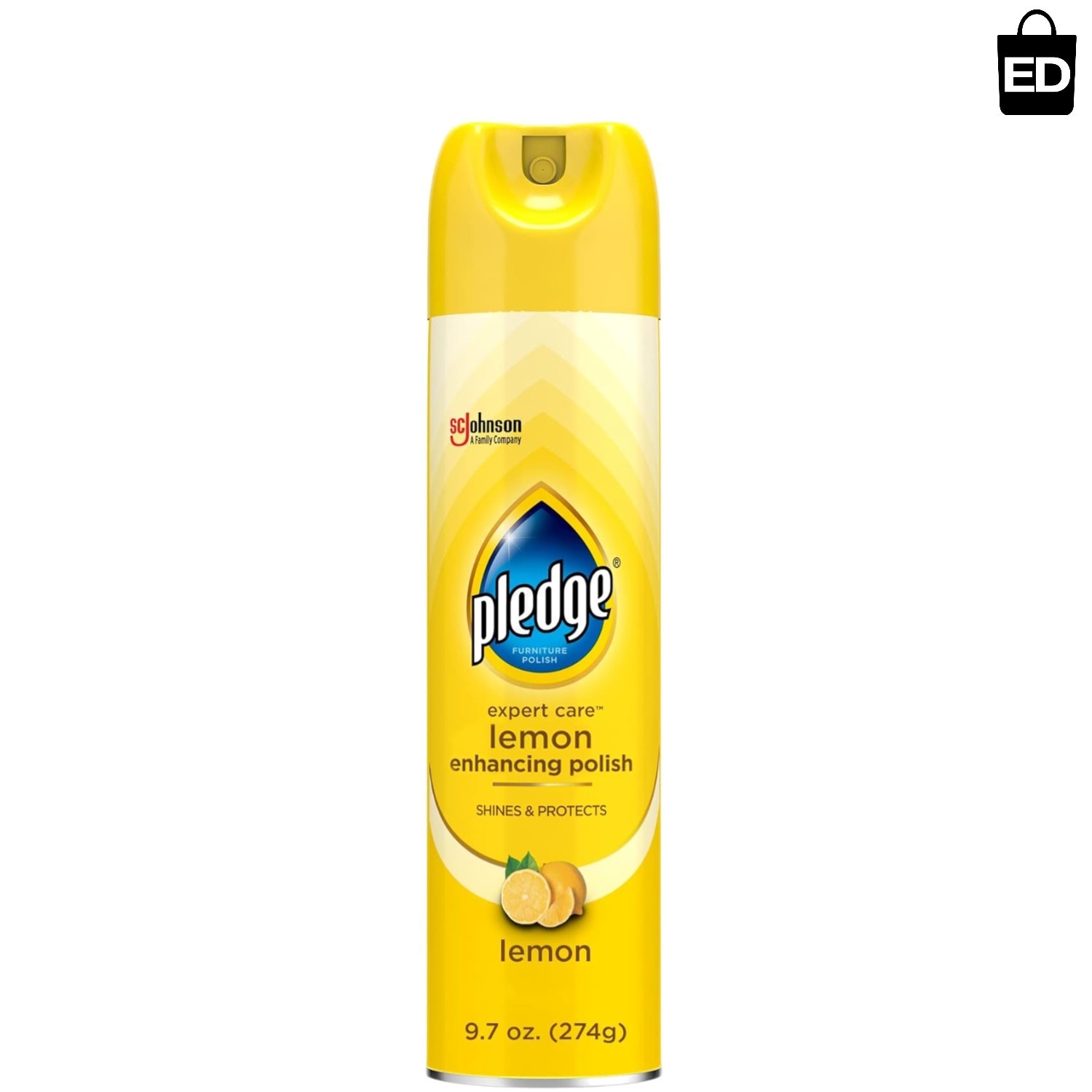 Lemon Scented Enhancing Polish Spray for Wood & Stainless Steel Surfaces – 9.7oz