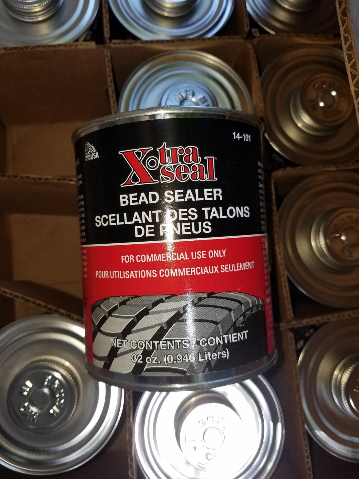 ***LOT OF 11 CANS*** Xtra Seal 14-101 Tire Bead & Rim Sealer 32 oz ***NEW***