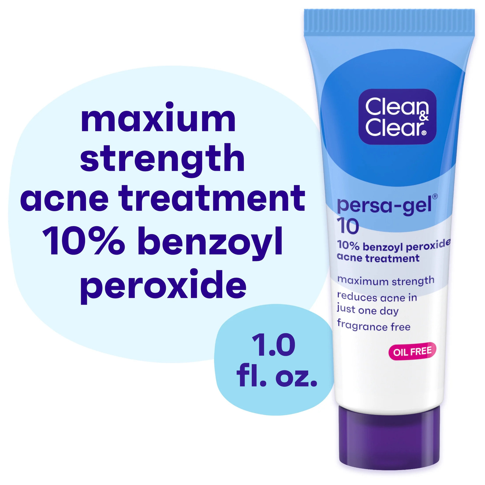 Persa-Gel 10 Acne Gel, 10% Benzoyl Peroxide, 1 Fl. Oz Fast Free Shipping