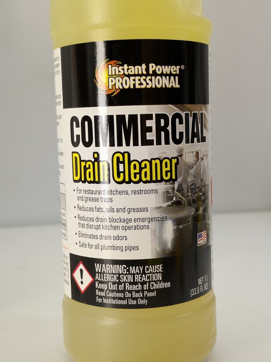 Instant Power Professional Commercial Drain Cleaner Fog, Odor Reducer 1 Liter