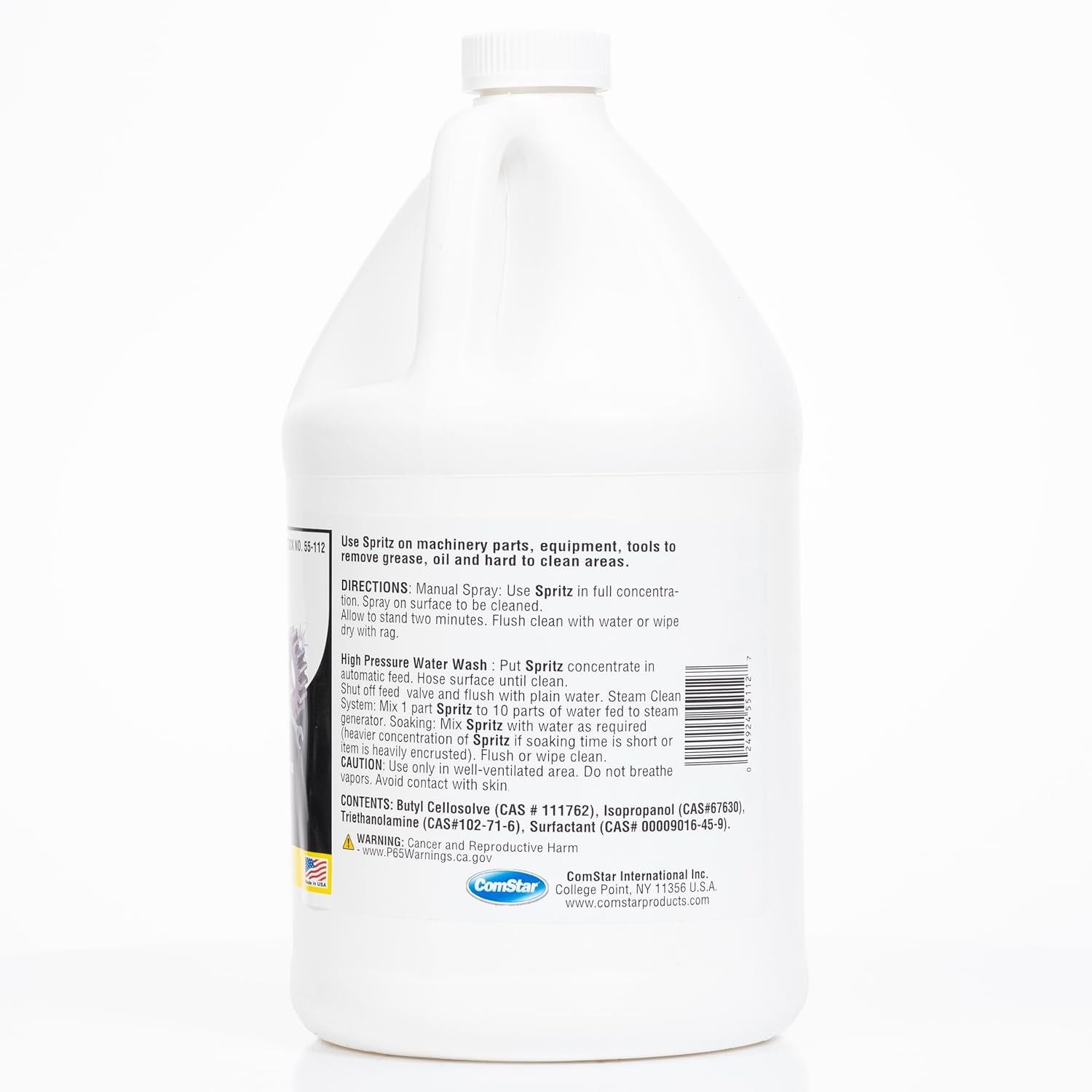 ComStar Spritz 1 Gallon, Industrial Strength Degreaser for Tools & Machinery,