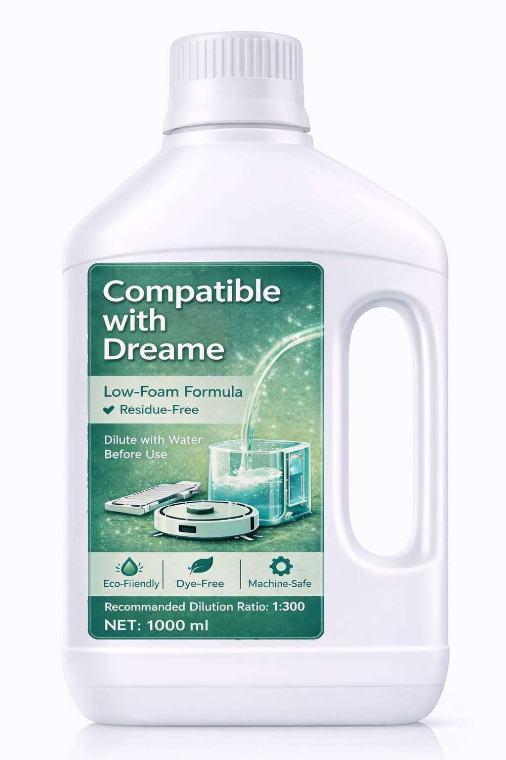 Floor Cleaning Solution, with Dreame Wet Dry Vacuum Cleaner, Low Foam Concent…