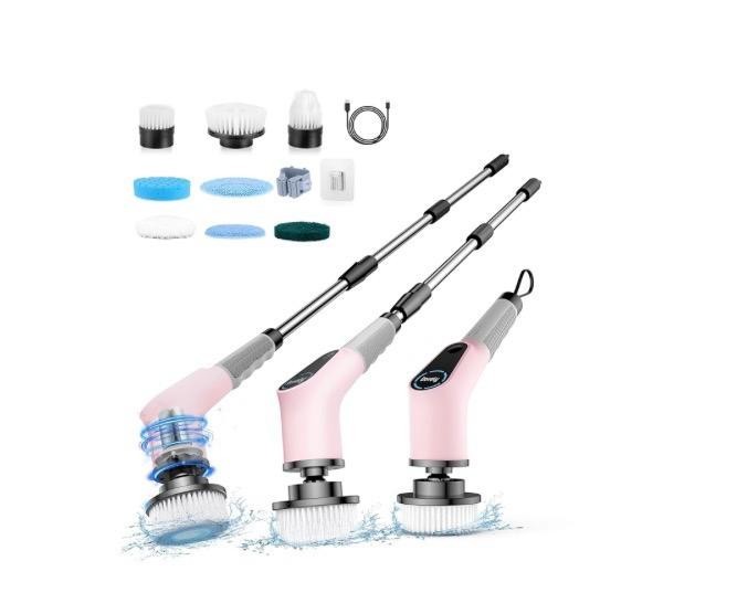 Dovety 9 In 1 Electric Spin Scrubber Cordless Cleaning Brush Scrubber CB-02
