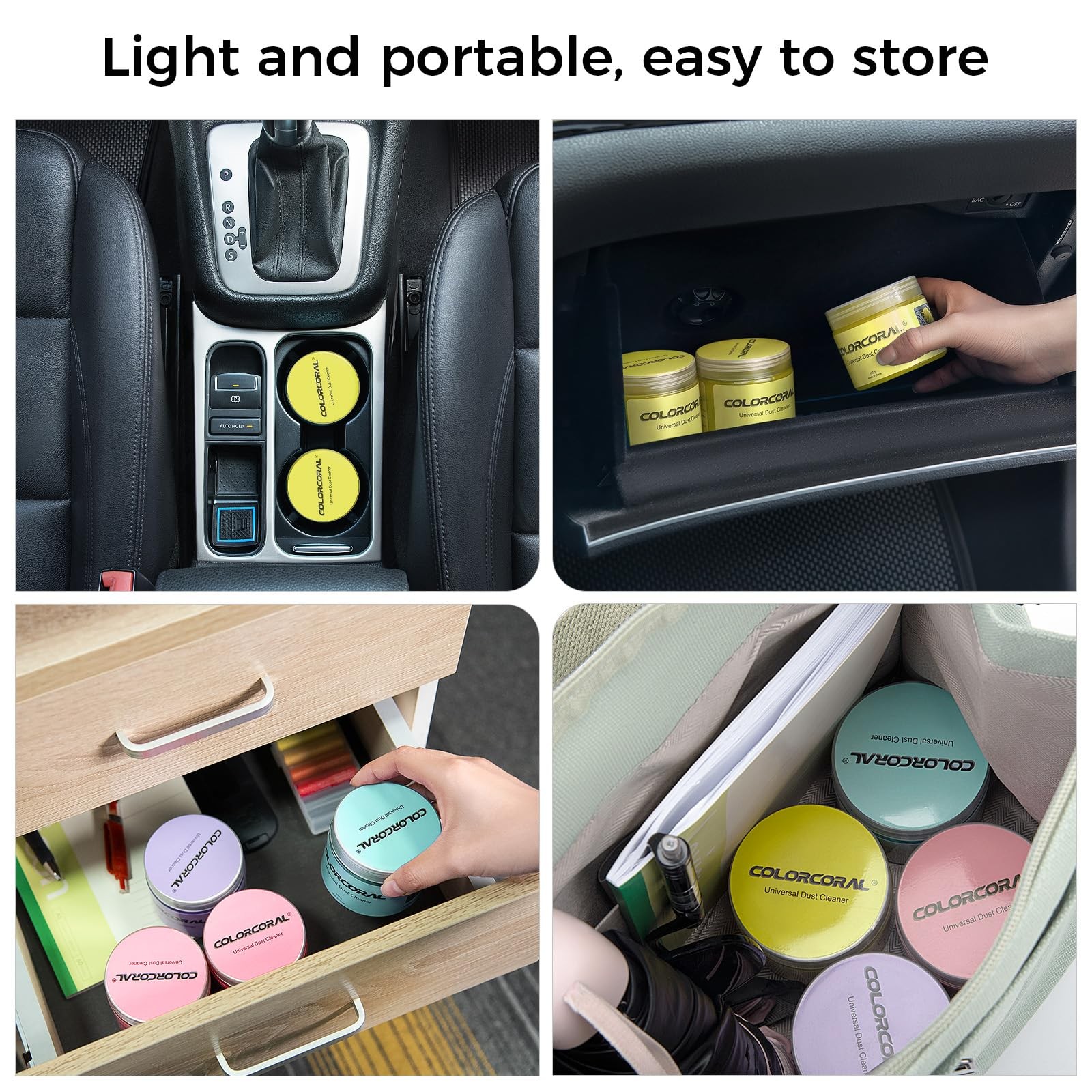 Keyboard Cleaning Gel Set – Universal Dust Remover for PC, Laptop, Car,