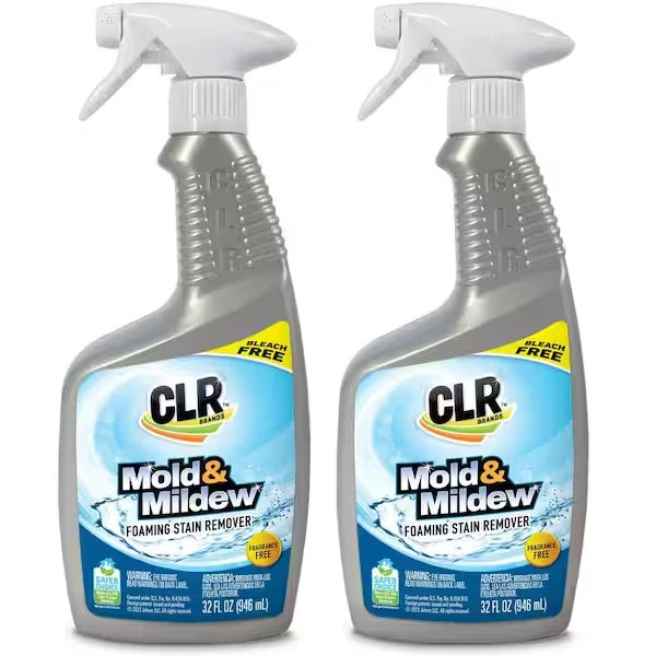 CLR 32 oz Mold & Mildew Remover Fast Acting & Safe for Household Use 2 Pack
