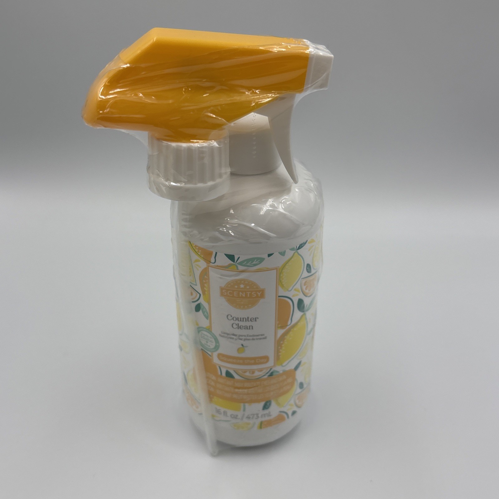 Scentsy Bathroom Cleaner & Counter Clean Squeeze The Day 16 fl oz. Spray Bottle