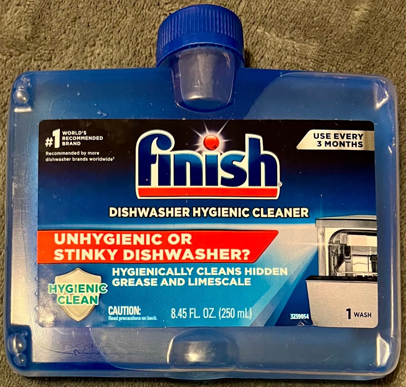 Finish Dishwasher Hygienic Cleaner – Cleans Grease & Limescale – 8.45 OZ