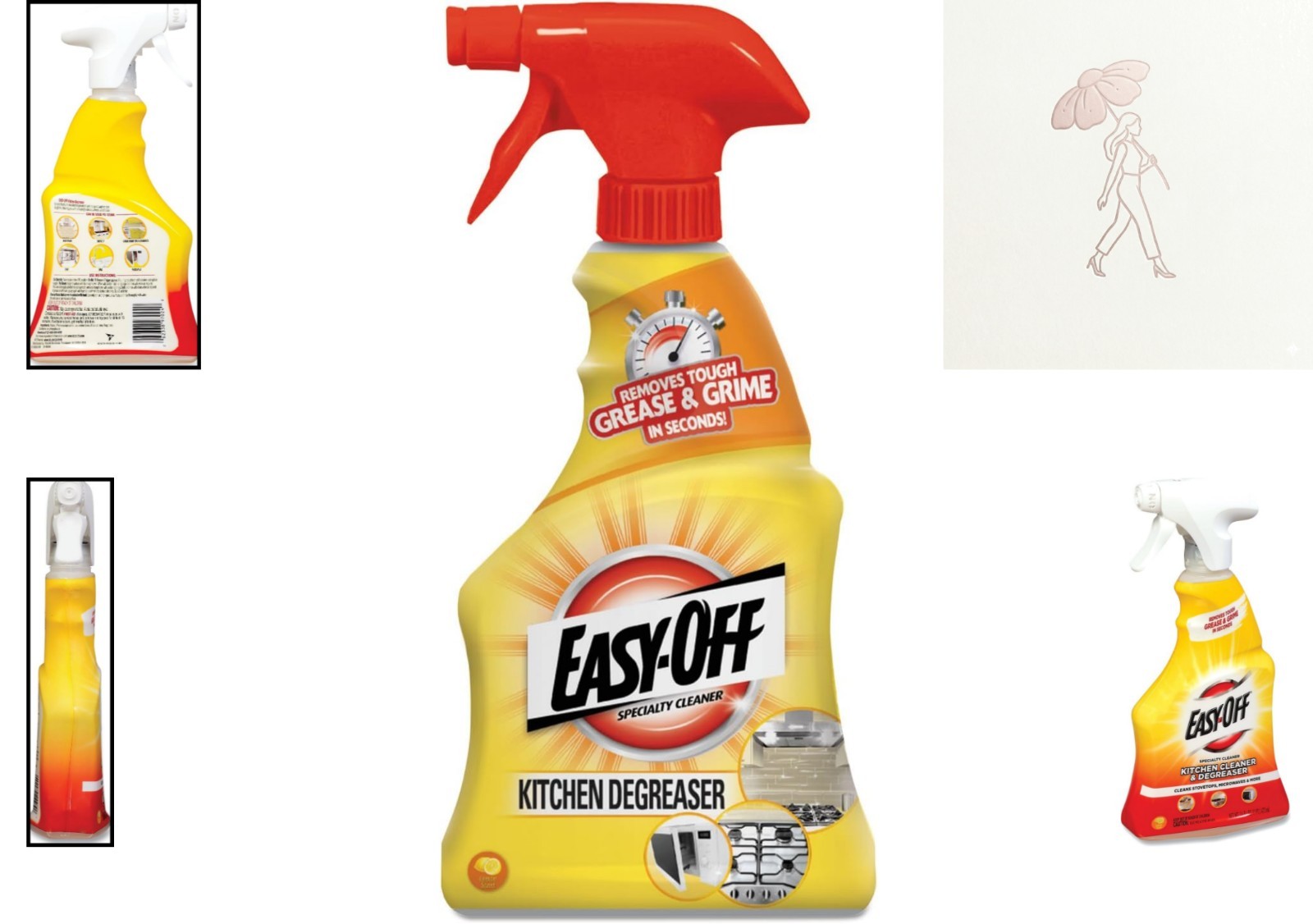 16 Fl Oz Chlorine-Free Kitchen Degreaser – Effective on Non-Porous Surfaces