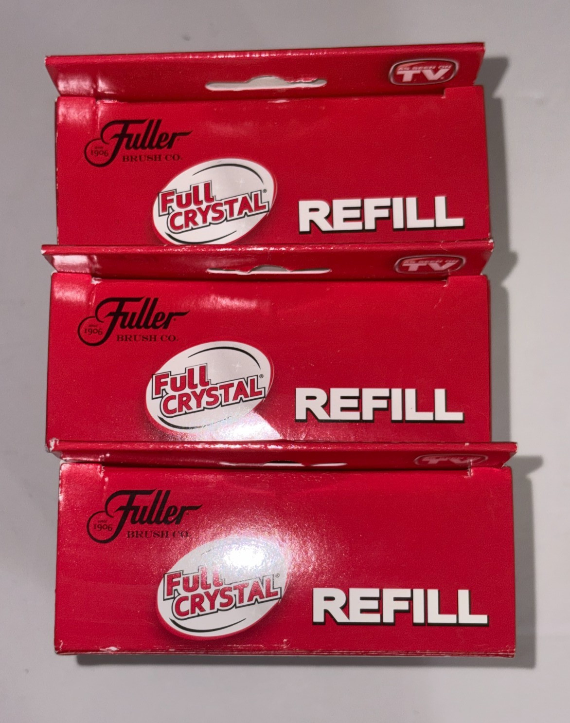 Fuller “Full Crystal” Window Glass Cleaner Refill 3 Boxes – 5 Total Packs NEW