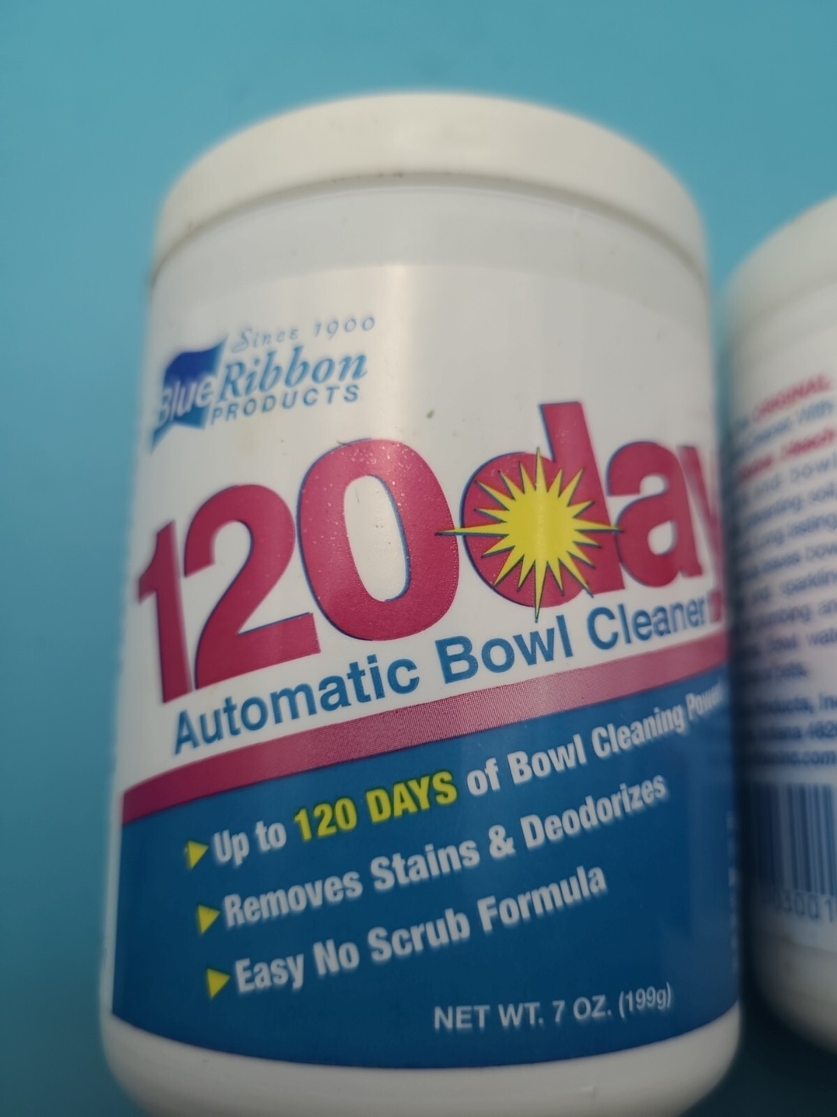 3 X Blue Ribbon Products 120 Day Automatic Toilet Bowl Cleaner 7 oz Each