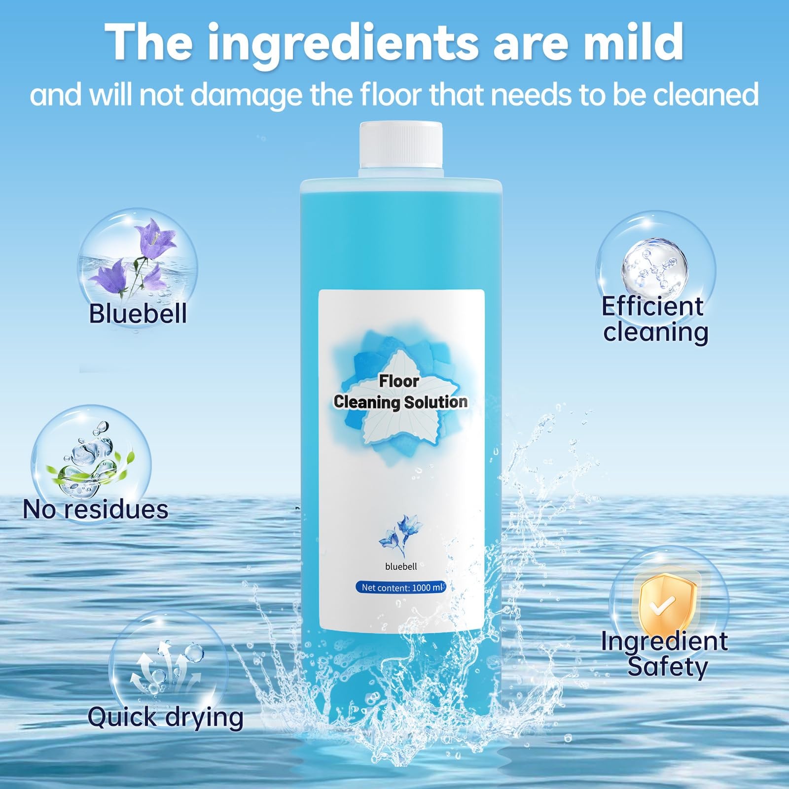 Floor Cleaning Solution, with Ecovacs Cleaning Solution, for DEEBOT X11 OMNI …